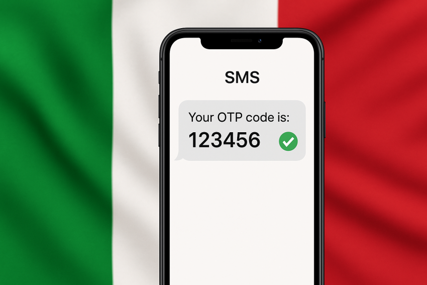 Ricevere SMS online in Italia con numero virtuale OTP