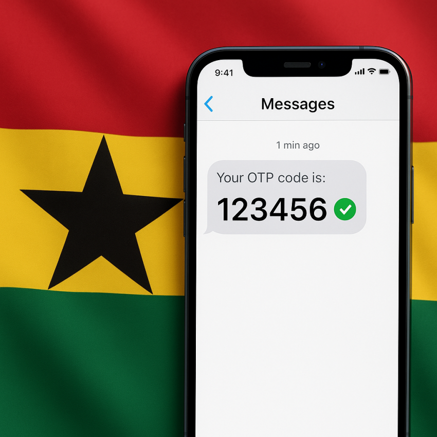 SMS Activate in Ghana per ricevere OTP e verificare account online