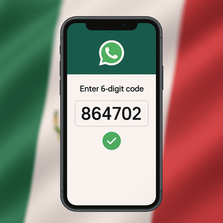 Free Mexico number for WhatsApp para recibir SMS y OTP