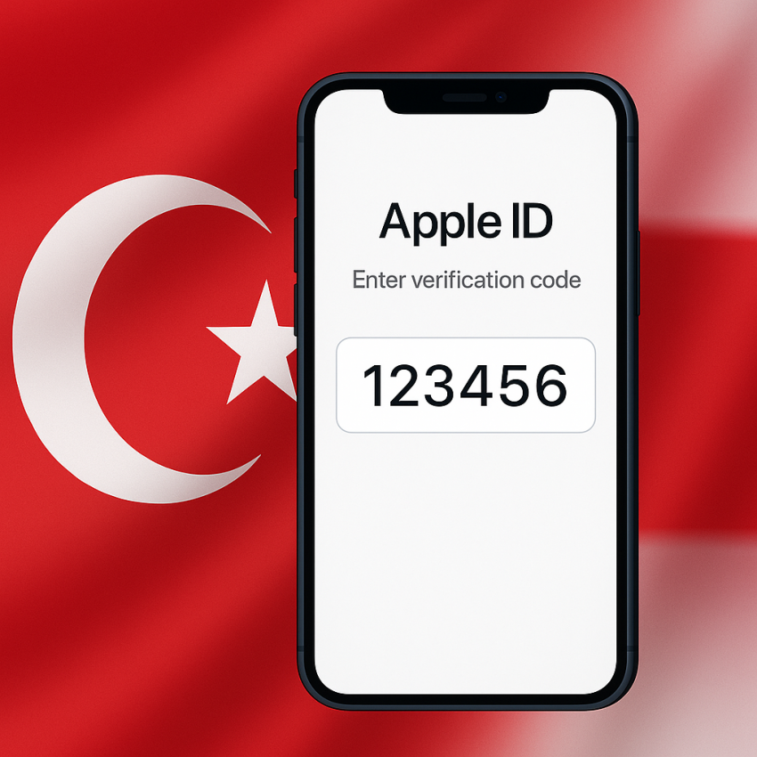 Temporary phone number Turkey para Apple ID y SMS OTP