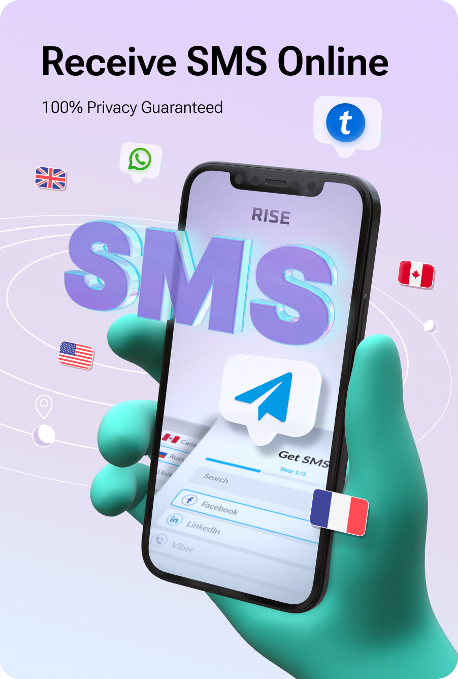 Receive SMS Online — Start now