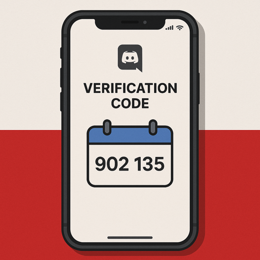 Discord verification on Polish temporary numbers for Poland