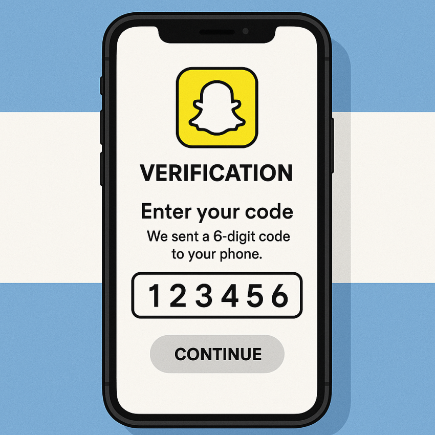 Smsonline alternative Snapchat verification in Argentina image