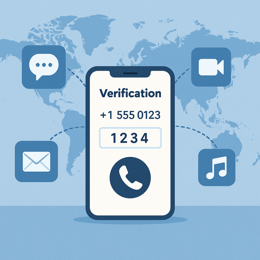 US virtual phone number used for global verification