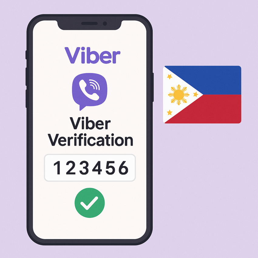 Viber verification in the Philippines via temporary numbers
