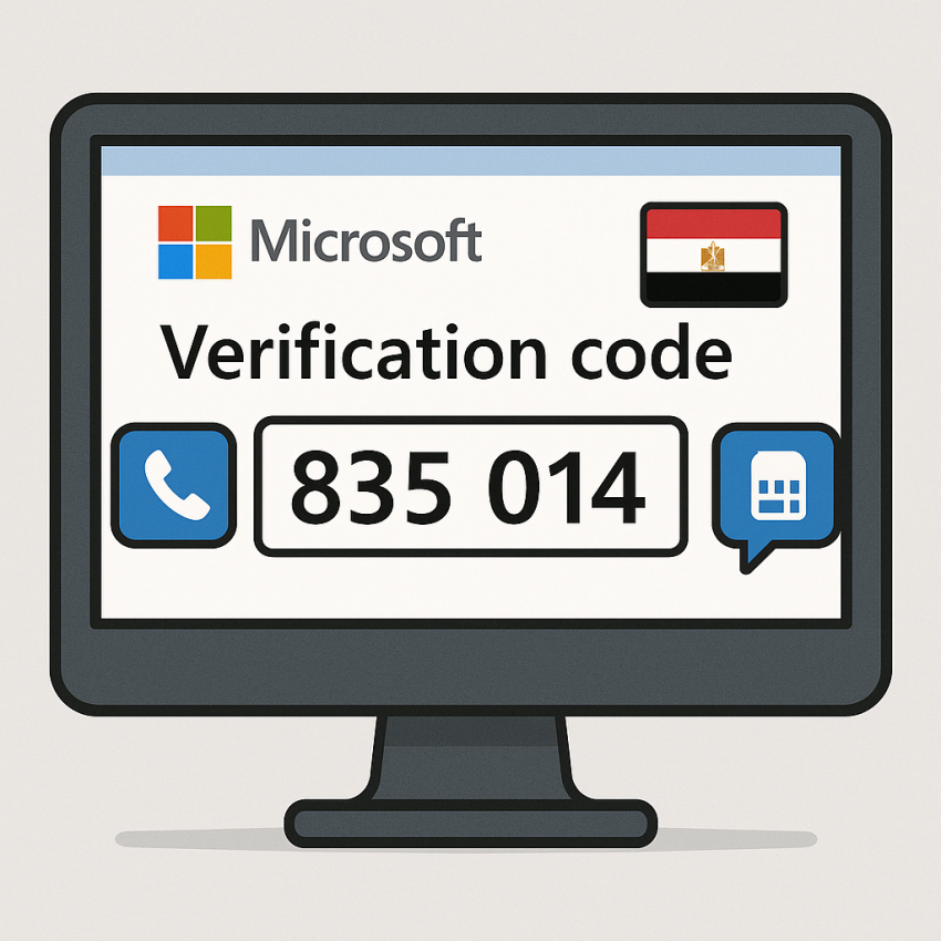 Alternative to 5sim Microsoft verification in Egypt with a virtual number