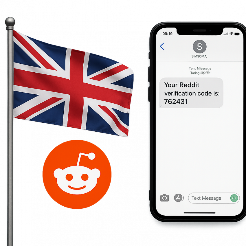 Reddit verification in the UK with SMSPVA using a UK phone number