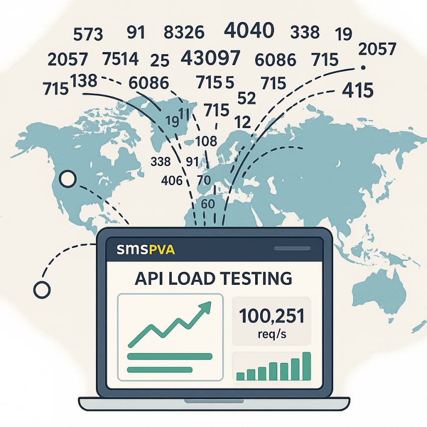 Bulk random number generation for load testing APIs illustration with SMSPVA