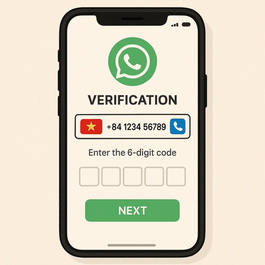 How to verify WhatsApp in Vietnam using a free phone number
