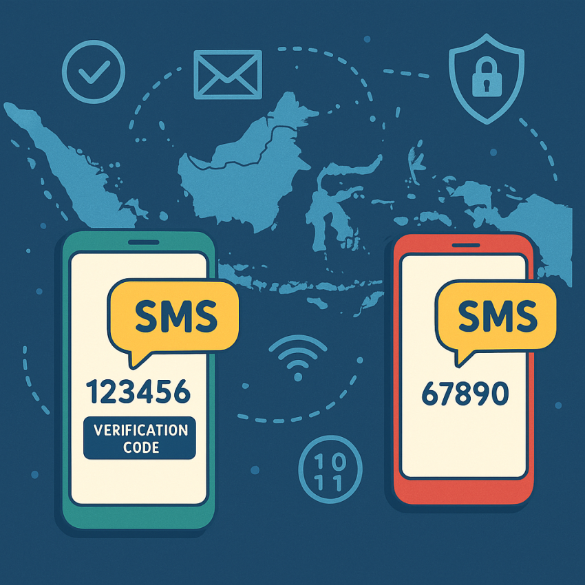 Local platforms in Indonesia and their SMS verification on mobile devices