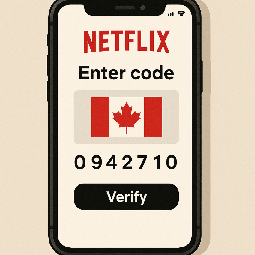 Random numbers for Netflix/streaming verification on a Canadian device