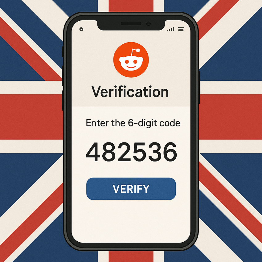 Reddit verification with UK virtual numbers for the UK