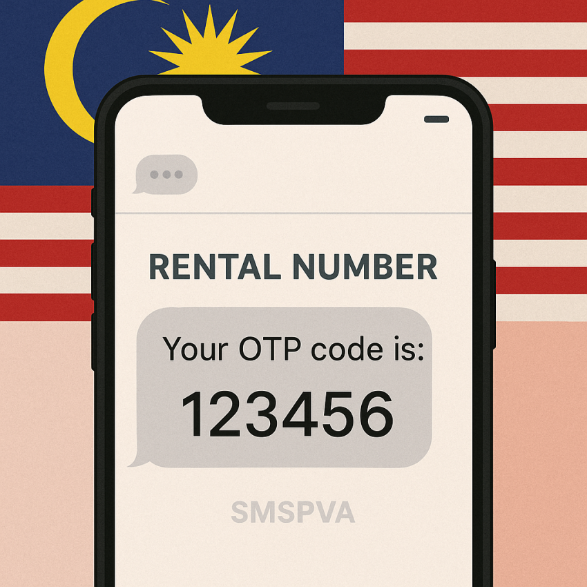 Rent Malaysian numbers for app QA and local platforms - Malaysia mobile verification illustration
