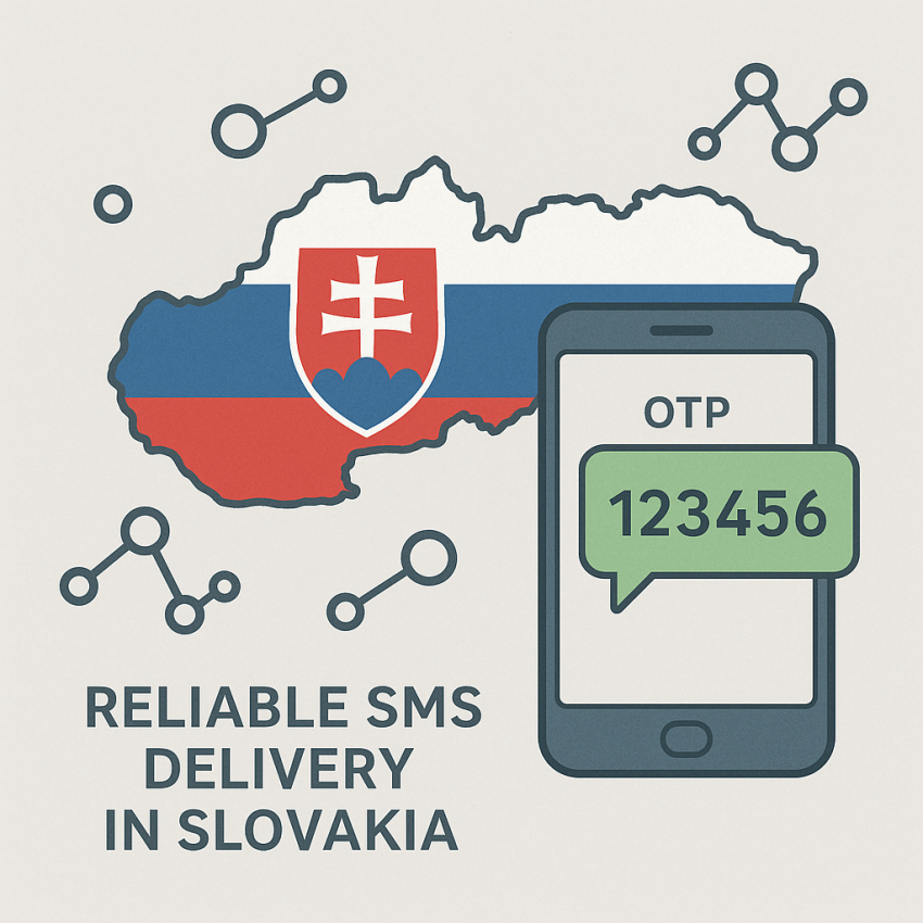 Technical tips for reliable SMS delivery in Slovakia with a Slovak map and smartphone