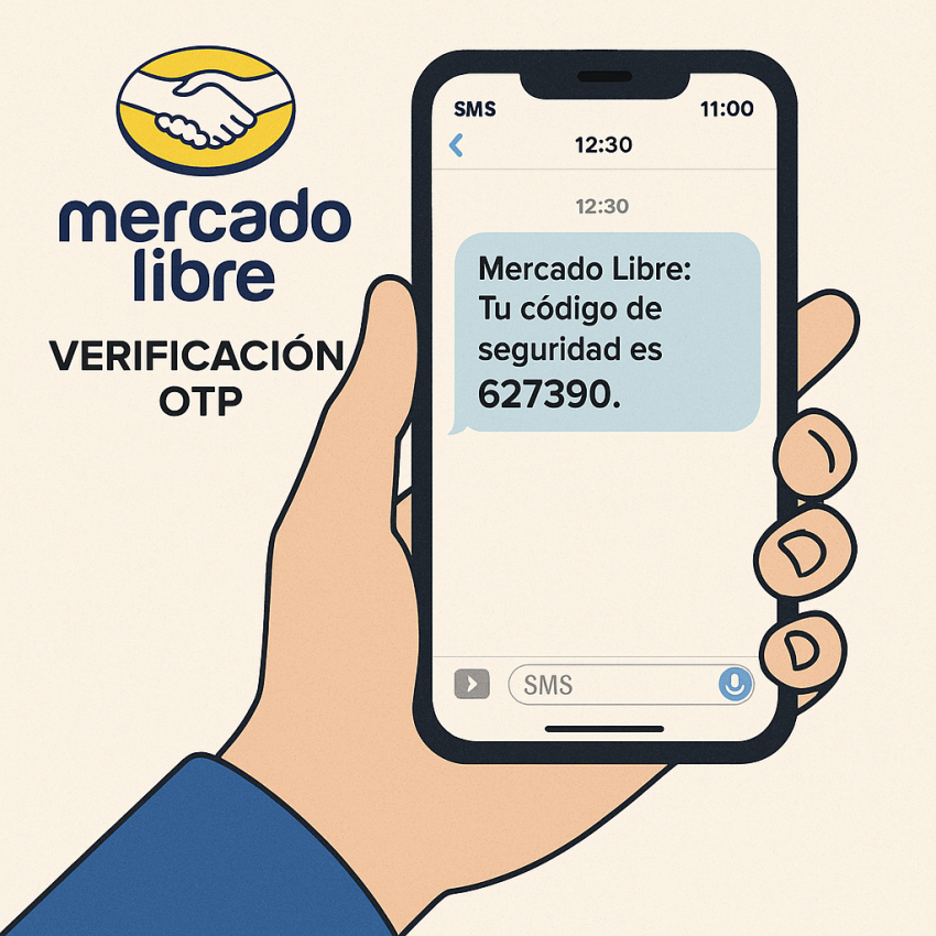 Random numbers for MercadoLibre in Argentina used for OTP verification on a phone