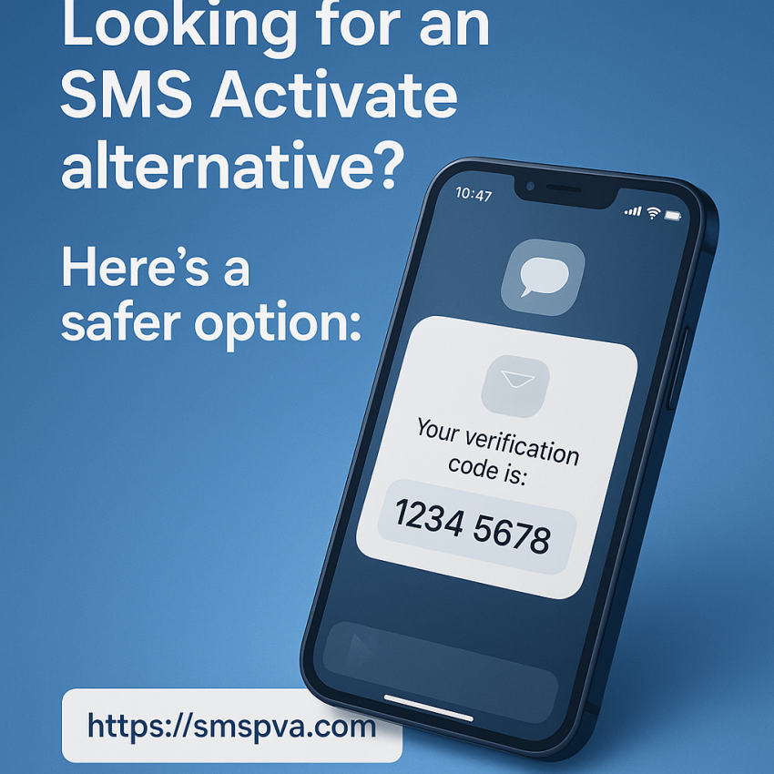 Illustration of Looking for an SMS Activate alternative Here s a safer option https smspva com concept