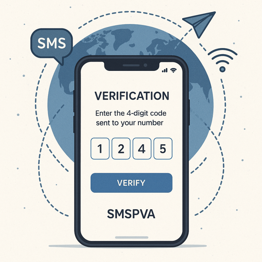 Best SMS verification platform instead of legacy services – smartphone OTP verification concept