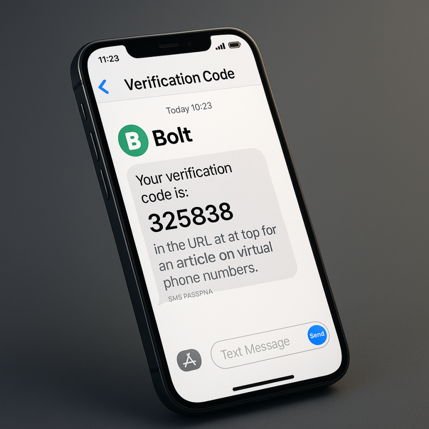 Ilustracja Bolt: koncepcja usługi Bolt na smspva com